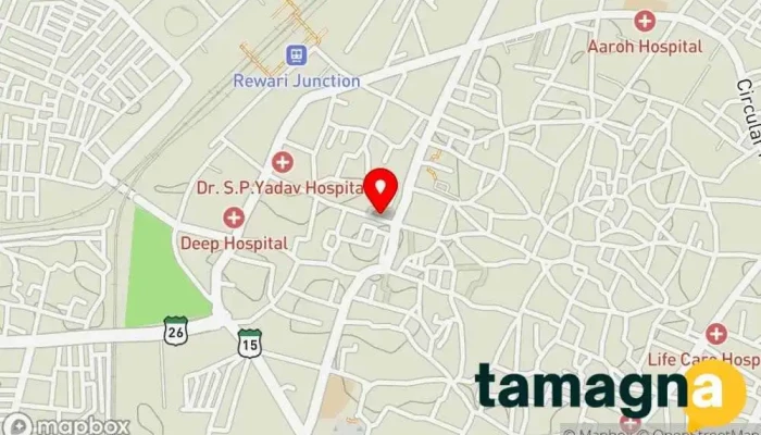 map of Abhishek Gupta (Gupta Electric Store) Electronics store in Rewari, Kanmajra