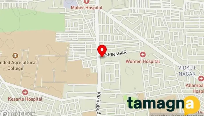 map of A.K. Computers Mobile phone repair shop in Vivek Nagar