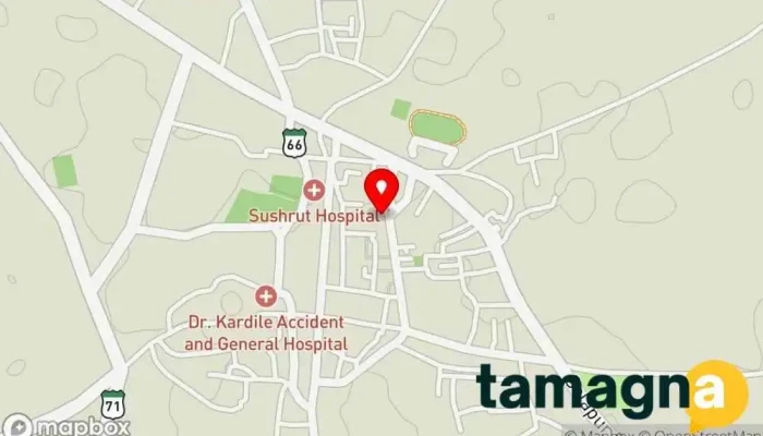 map of Alfa-Byte Computers Institute of technology in Indapur