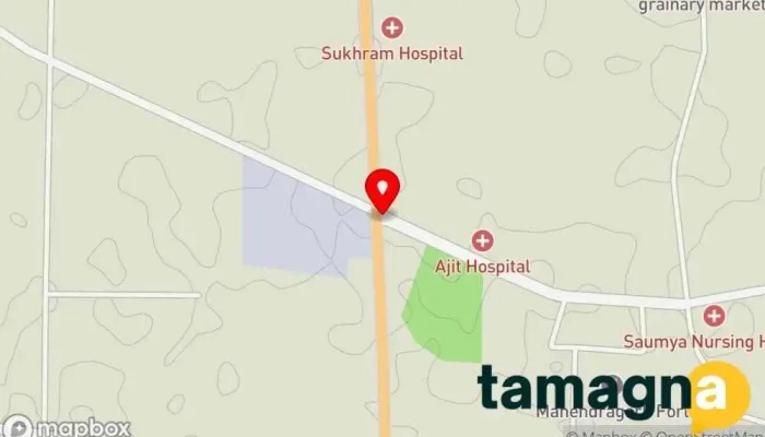 map of Alok battery house Electronics store in Mahendragarh
