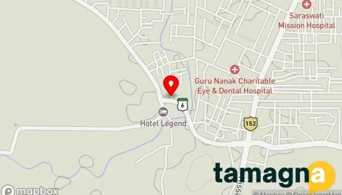 map of Aman Thakur Computer Services Computer support and services in Pehowa