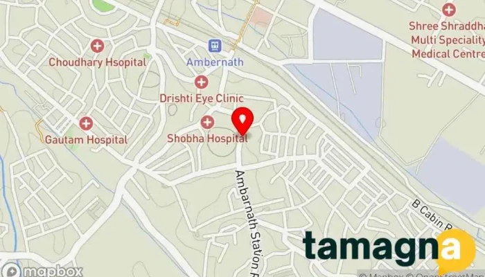 map of AMBERNATH HARDWARE Paint store in Ambernath