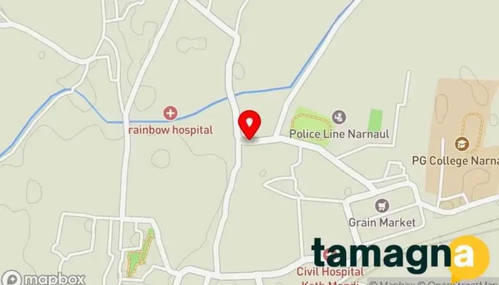 map of Ambica Electronics- A Premium Multi Brand Showroom - Best Electronics Showroom | Mi Dealer | Daikin Dealer in Narnaul Electronics store, Electronics wholesaler in Narnaul
