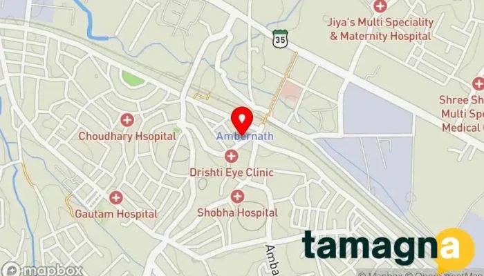 map of Angel Computer Dealers Computer support and services in Ambernath