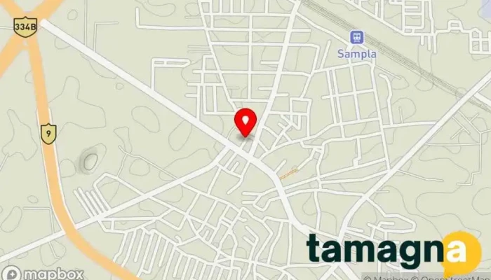 map of Ashish Computers World Computer repair service in Sampla, Ismaila-B