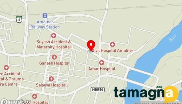 map of AV Computer Computer store in Amalner
