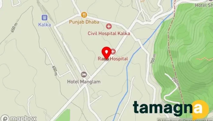 map of BANSAL GENERAL STORE Bag shop, Computer service, Luggage store, Stationery store in Kalka, Orian