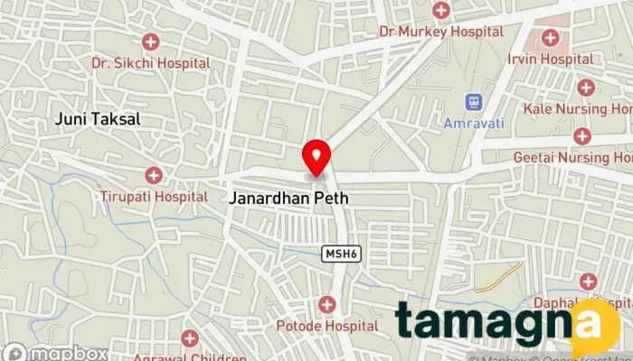 map of Blue Tech Computers Computer store, Computer repair service in Amravati