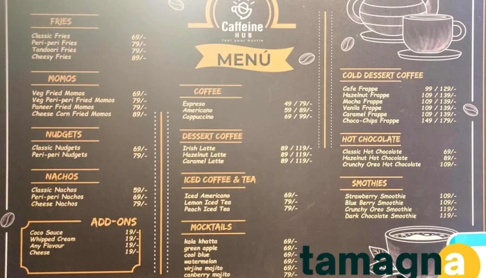 Caffeine Hub Alandi Menu - Alandi Rural