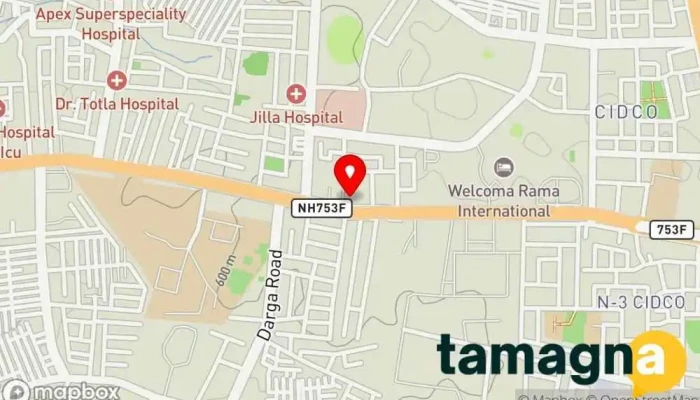 map of Croma - Seven Hills Electronics store, Appliance store, Computer accessories store, Refrigerator store in Chhatrapati Sambhajinagar