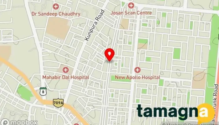 map of Dell store Electronics store in Karnal