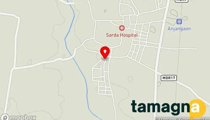 map of DreamIt Software Computer support and services in Anjangaon