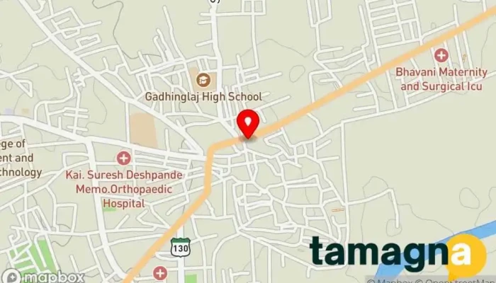 map of DYNAMIC COMPUTERS GADHINGLAJ Computer service in Gadhinglaj