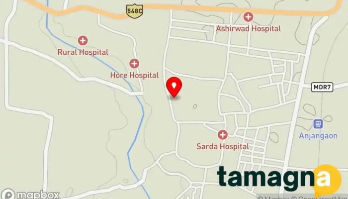 map of Gandhi Mobile Shoppee Cell phone store in Anjangaon