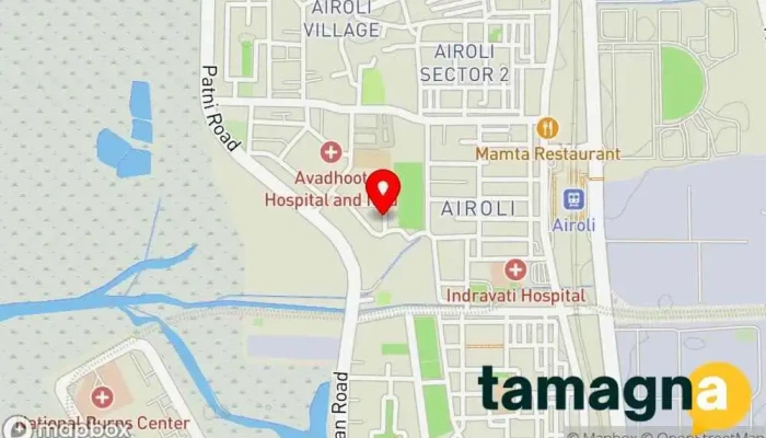 map of Gigahertz Technologies Computer repair service, Computer accessories store, Security system installation service in Navi Mumbai