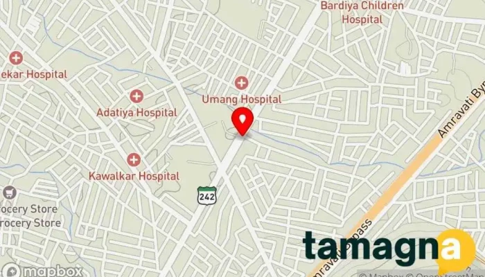map of Gizmo Tech - Business Accounting Software Computer store, Software company in Amravati