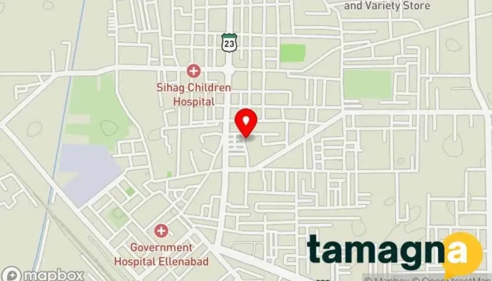 map of Gourav Computer & Security Solutions Computer store in Ellenabad