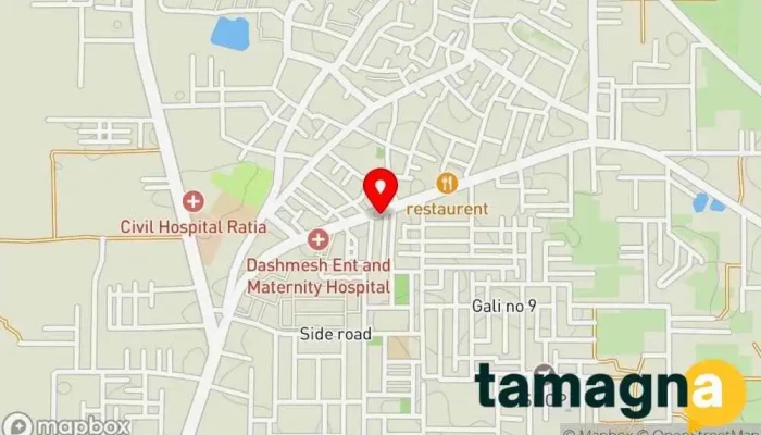 map of Guru Kirpa Electronics & Furniture Electronics store, Cell phone store, Furniture store in Ratia