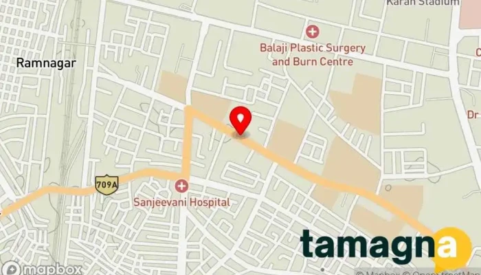 map of HANU (Technology | Services | Outsourcing) Website designer, Business networking company, Computer security service, Computer store, Computer support and services, Graphic designer, Security service, Solar energy company, Training centre, Web hosting company in Karnal