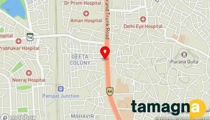 map of HP World - Panipat Computer hardware manufacturer in Panipat