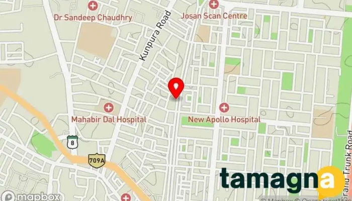 map of HP World - Xtreme Computers Computer store in Karnal