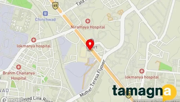 map of HP WORLD (GOODWILL COMPUTER) Computer store in Pimpri-Chinchwad
