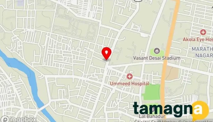 map of Indian Xerox Aur Online Work Computer store in Akola