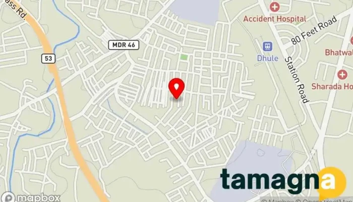 map of JANVI COMPUTER Computer support and services in Dhule