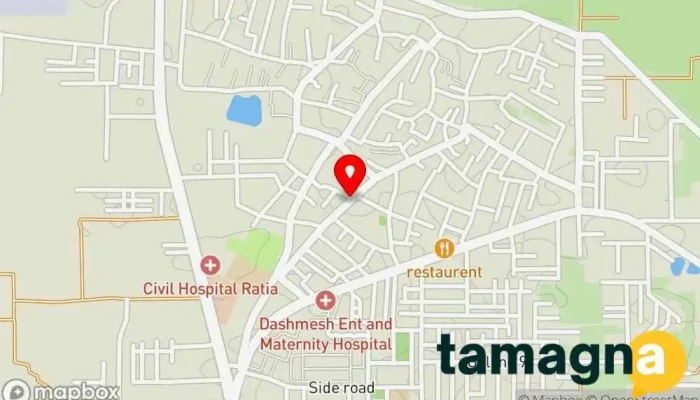 map of Jindal Cafe & Computers Internet cafe, Computer service, Computer store in Ratia