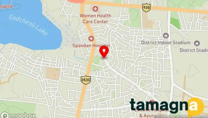 map of काश कुल प्वाइंट रिपेरिंग एंड स्पेअर पार्ट Computer store in Gadchiroli