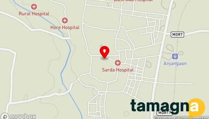 map of Khan Ji Online Services Print shop in Anjangaon
