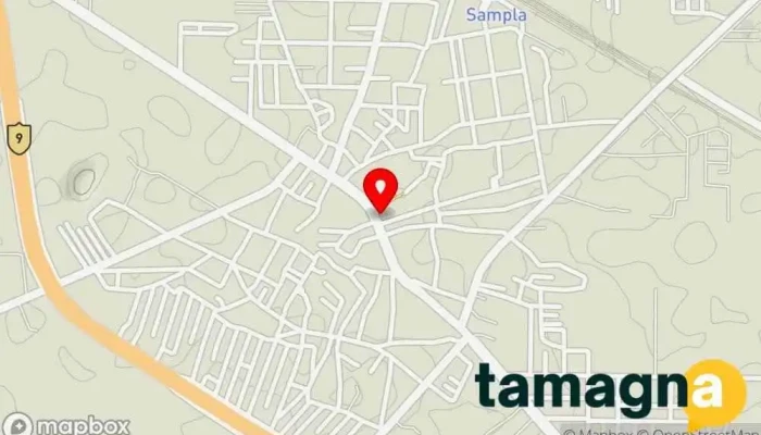 map of Kiran Typing College Computer accessories store in Sampla