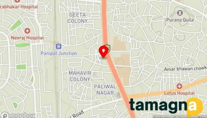 map of Lapcare Authorised Service Centre Computer accessories store, Computer hardware manufacturer, Computer software store, Electronic parts supplier, Electronics company in Panipat