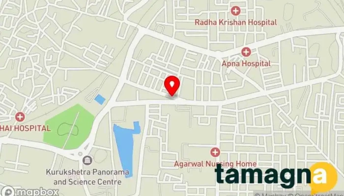 map of Lenovo Exclusive Store - Mangla Computers Computer store in Kurukshetra