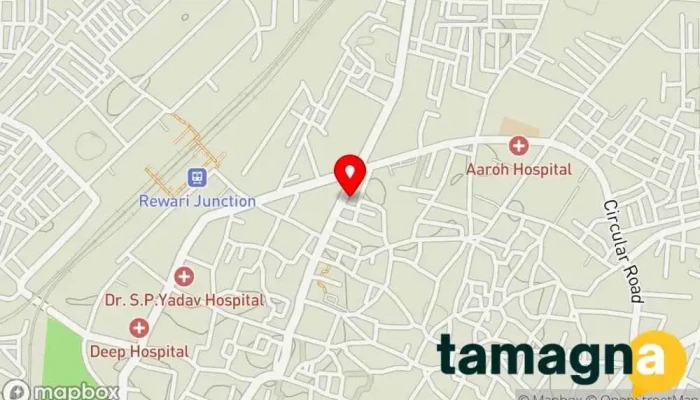 map of LG Best Shop-SRA Retail P Ltd Electronics company, Appliance store, Cell phone store, Computer store, Refrigerator store, Vacuum cleaner store, Washer & dryer store in Rewari, Kanmajra