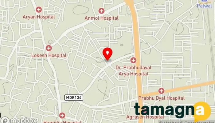 map of Maanav Sales Corporation. Printer repair service, Computer accessories store, Computer service, Computer store in Palwal
