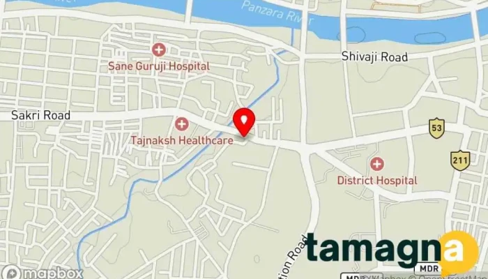 map of Maha E Seva Kendra Computer support and services, Local government office in Dhule