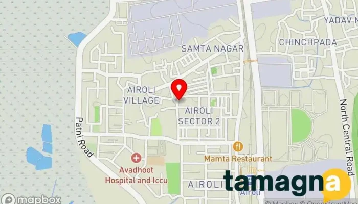 map of Maharashtra Computer Training Institute Airoli Software training institute, Computer service in Navi Mumbai