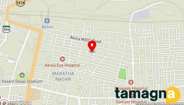 map of Maheshwari Sales Computer accessories store, Cell phone accessory store, Computer service, Computer software store, Computer store, Print shop, Printer ink refill store, Printer repair service, Security service, Security system supplier in Akola