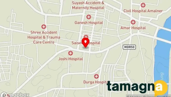 map of Manish Computer & Multiservices Computer service in Amalner
