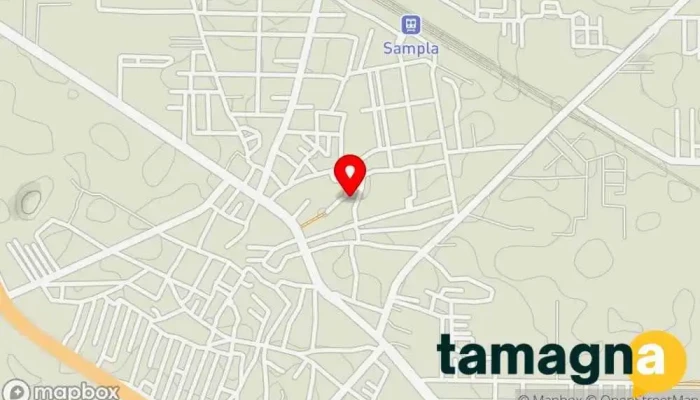map of NEELKANTH COMPUTERS.. Computer store, Cafe in Sampla