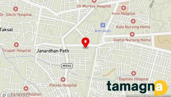 map of Nucom sales and services Computer store in Amravati