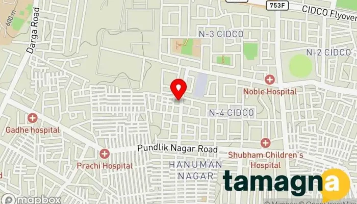 map of OM INFOTECH Computer store, Computer service, Computer software store, Computer wholesaler, Security system installation service, Security system supplier in Chhatrapati Sambhajinagar