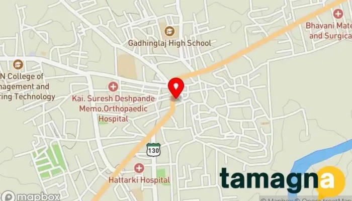 map of PACIFIC CYBER CAFE AND GAME ZONE, GADHINGLAJ Internet cafe in Gadhinglaj