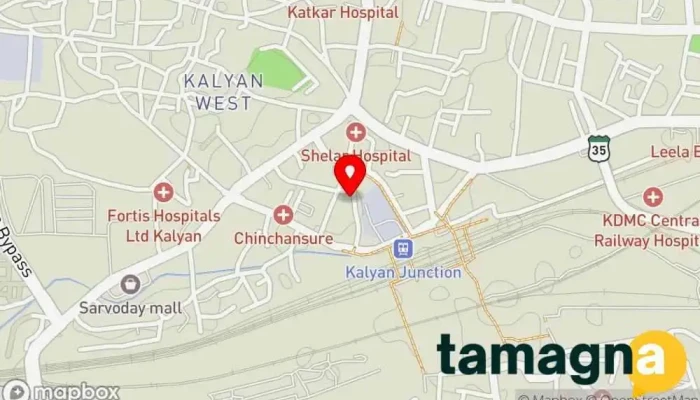 map of Poonam Trading Corporation Computer store in Kalyan