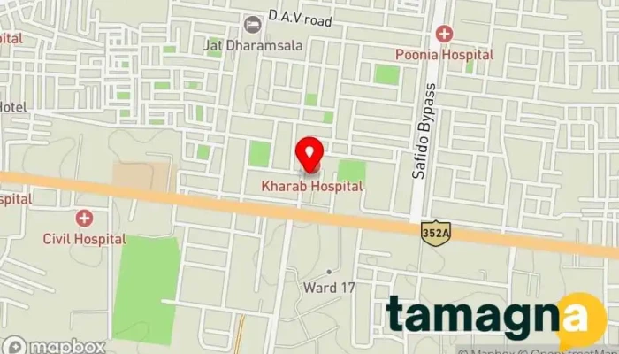map of QTC Infotech – Website Design & Digital Marketing Website designer, E-commerce service, Graphic designer, Marketing agency, Software company, Web hosting company in Jind