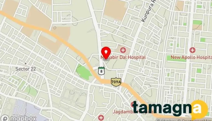 map of Rainbow Electronics Electronics store in Karnal