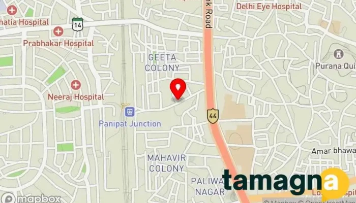 map of Rajindra Electronics - Best Electronics Showroom in Panipat Electronics store in Panipat