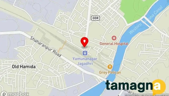 map of Raman Associates Computer store in Yamuna Nagar