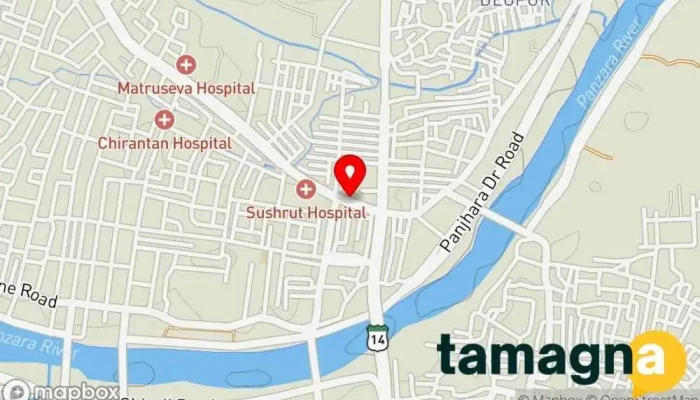 map of Ramkrupa Compucare Computer repair service, Computer accessories store in Dhule